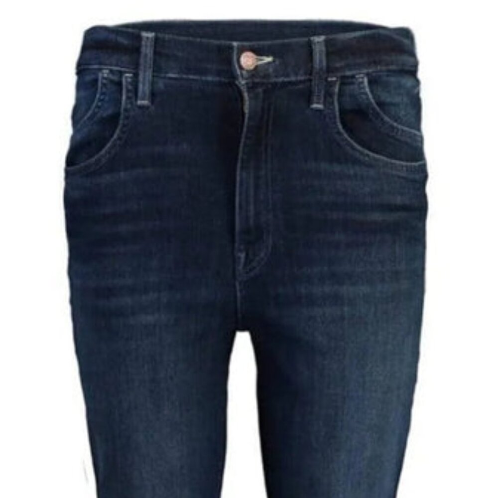 Mother The Stash Swooner Skinny Jeans Blue Washed - Size 26